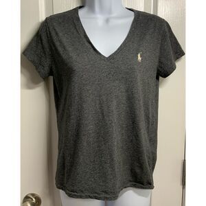 Polo‎ Ralph Lauren V-neck T-shirt in gray size Medium